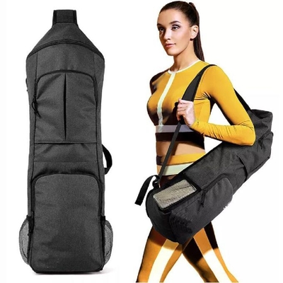 کوله پشتی یوگا با زیپ کامل با دوام مناسب کیف حمل تشک یوگا با ضخامت ۱/۲ اینچ برای زنان