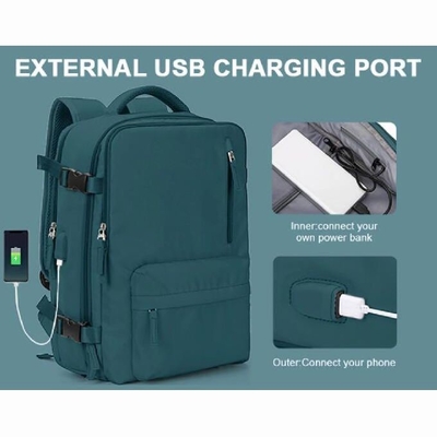 کیف لپ تاپ اداری در فضای باز کوله پشتی ورزشی معمولی Daypack 14 اینچی با پورت USB