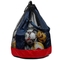 420D آکسفورد Cloth Mesh Soccer Ball Bag 65 X 65 X 82 Cm حجم بزرگ بسته بار توپ